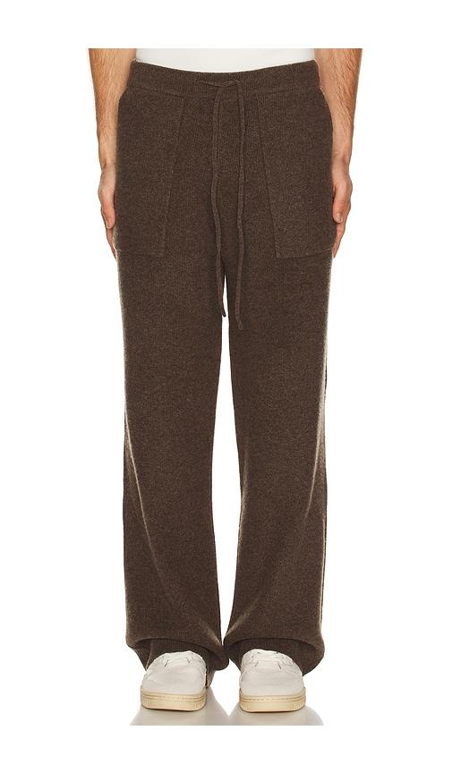 KROST Wool Knit Pants in Brown by KROST