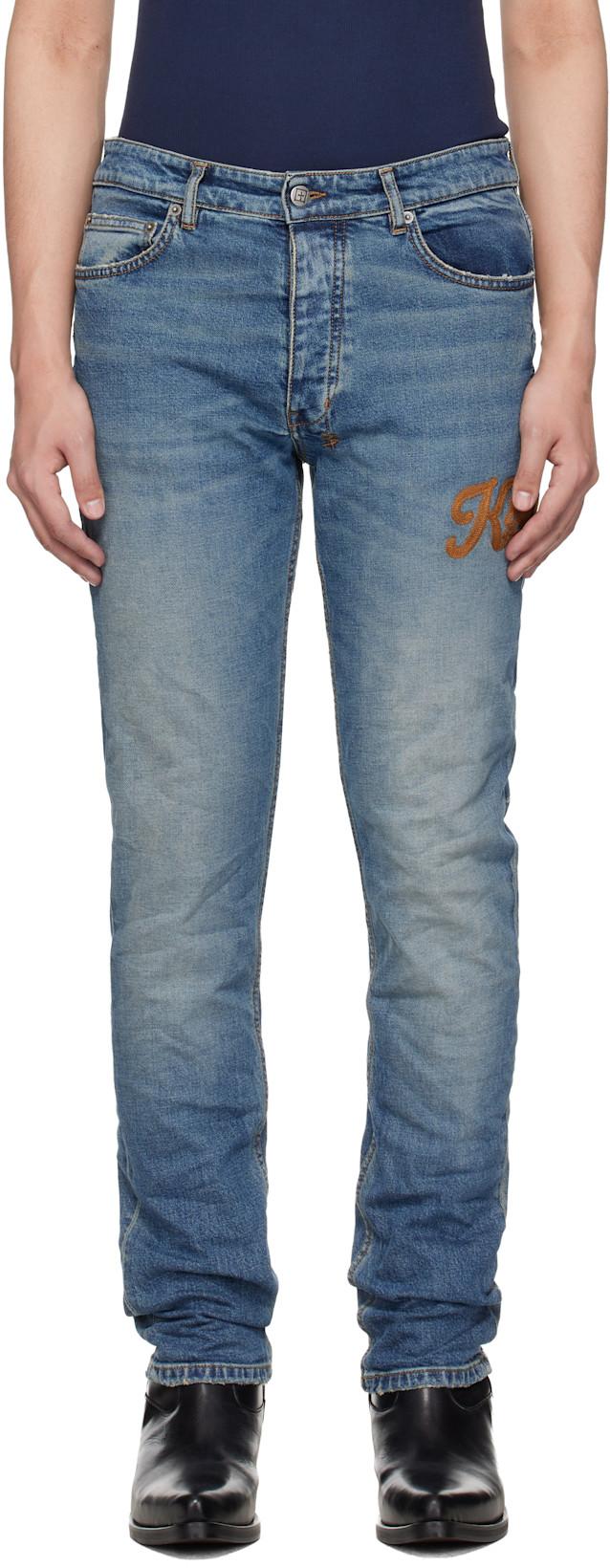 Blue Chitch Relik Jeans by KSUBI
