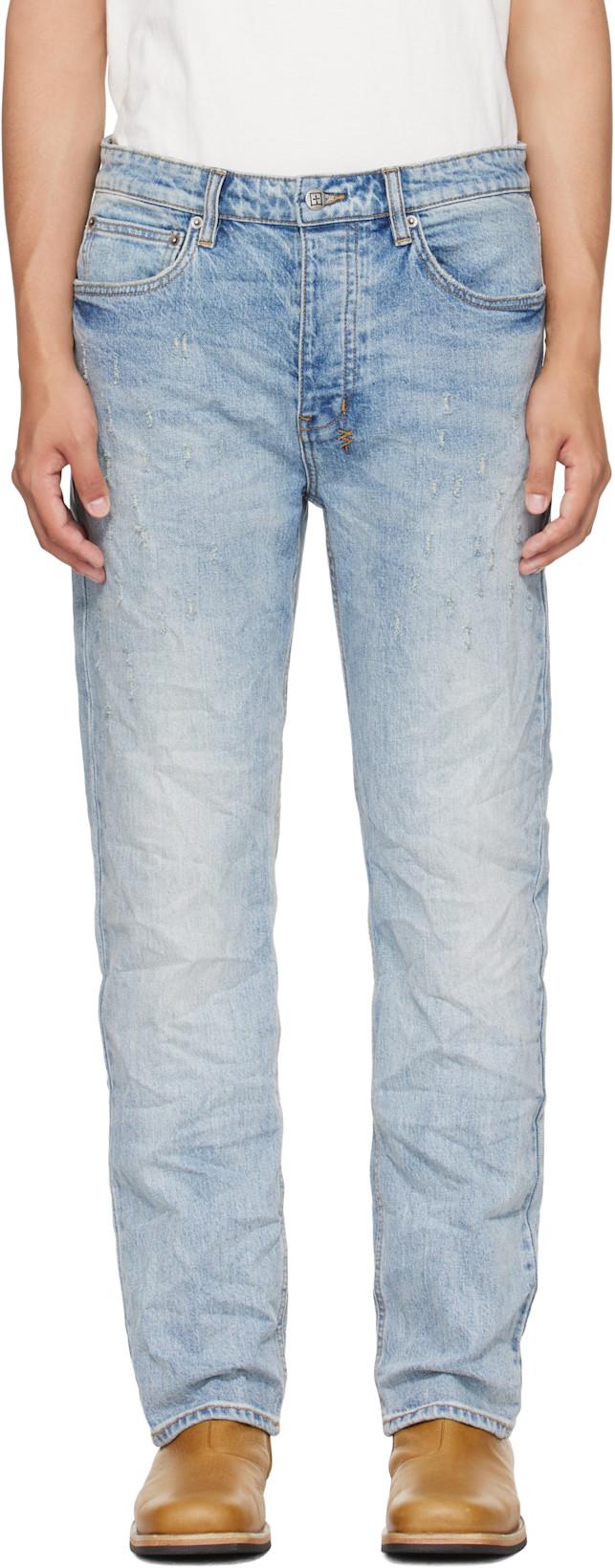 Blue Hazlow Manhattan Jeans by KSUBI