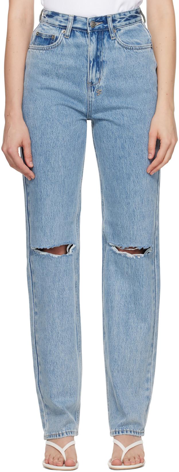 Blue Playback Jeans by KSUBI