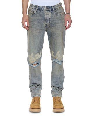 Chitch Stature Blue Trashed Idols Jeans in Denim by KSUBI