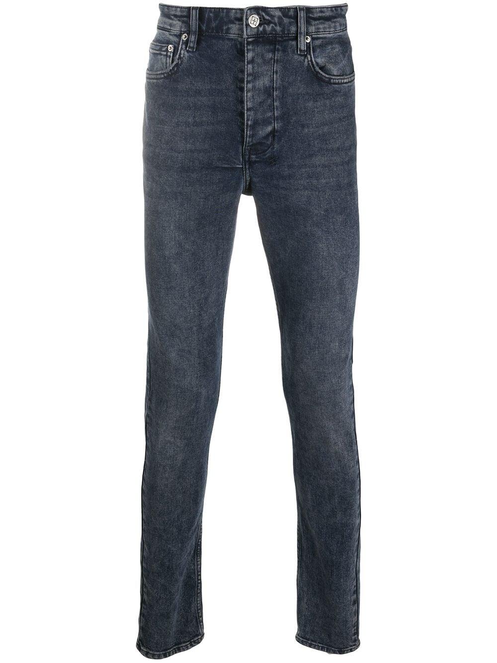 Chitch mid-rise slim-fit jeans by KSUBI