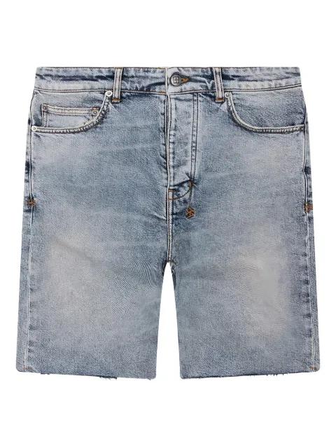 Chopper frayed-hem shorts by KSUBI