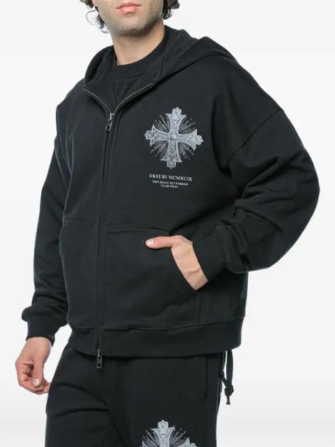 False Idols Ekcess zip-up hoodie by KSUBI