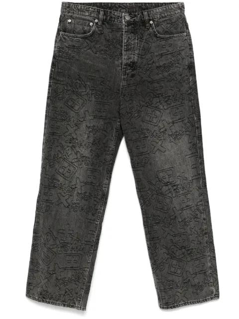 Maxx Stencil Stitch jeans by KSUBI