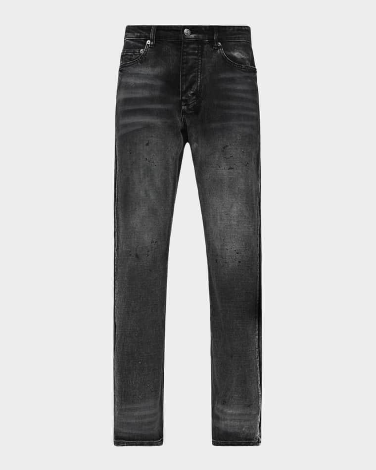 Men's Chitch Carbon Black Slim Jeans by KSUBI