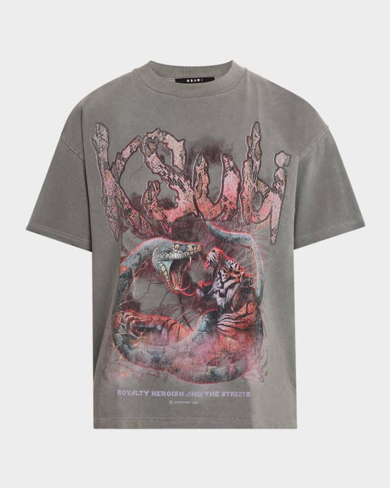 Men's Knotted Ekcess Oversized T-Shirt by KSUBI