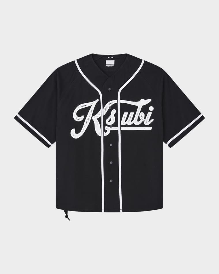 Men's Outfield Oversized Snap-Front Resort Shirt by KSUBI