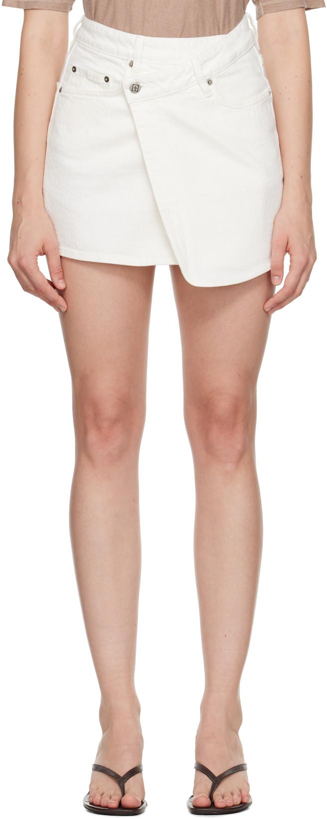 Off-White Rap Denim Skirt by KSUBI