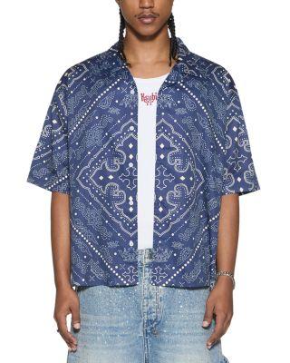 Paise Diner Patterned Shirt by KSUBI