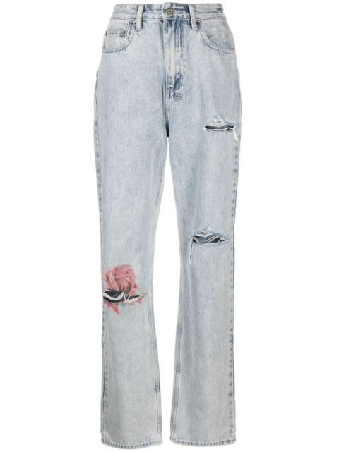 Playback Paradise tapered jeans by KSUBI