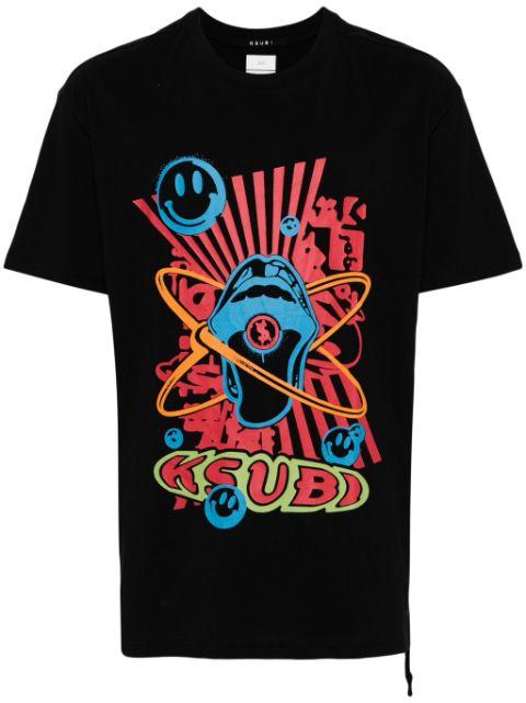 Red Pill Biggie cotton T-shirt by KSUBI
