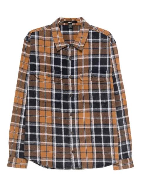 Rosebowl checked long-sleeve shirt by KSUBI