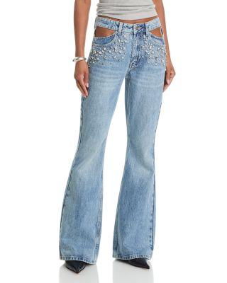 Soho Kulture Kry High Rise Straight Jeans in Denim by KSUBI