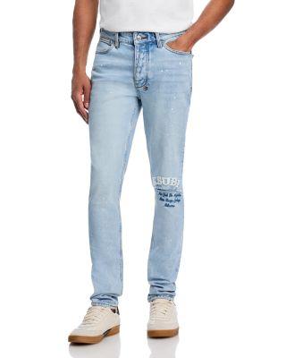 Van Winkle Skinny Fit Jeans in Duke Blue by KSUBI Van Winkle Skinny Fit Jeans in Duke Blue by KSUBI