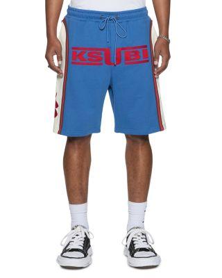 Zoom Trak 32.3" Logo Drawstring Shorts by KSUBI