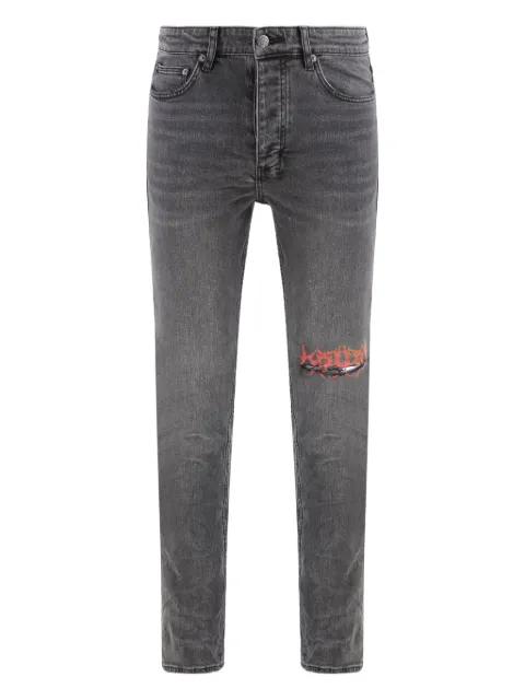 distressed-effect jeans by KSUBI