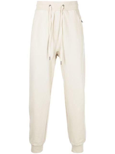 drawstring-waist cotton track trousers by KSUBI