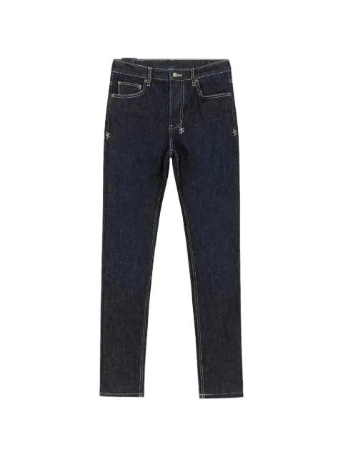 embroidered jeans by KSUBI