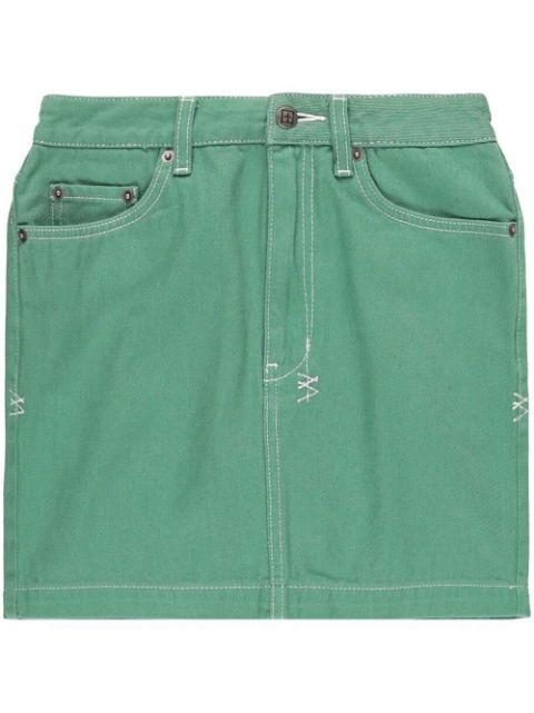 five-pocket mini skirt by KSUBI