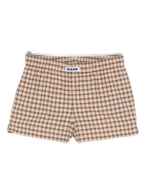 plaid boxer shorts by KSUBI