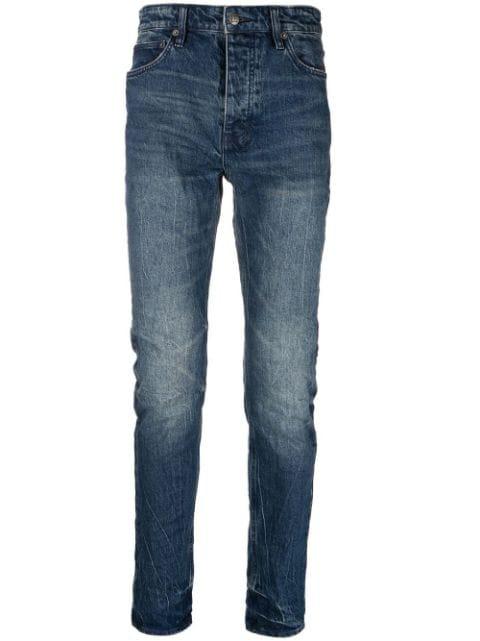 stonewashed skinny jeans by KSUBI