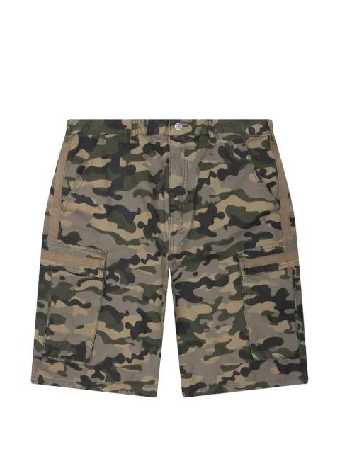 troop print cargo shorts by KSUBI