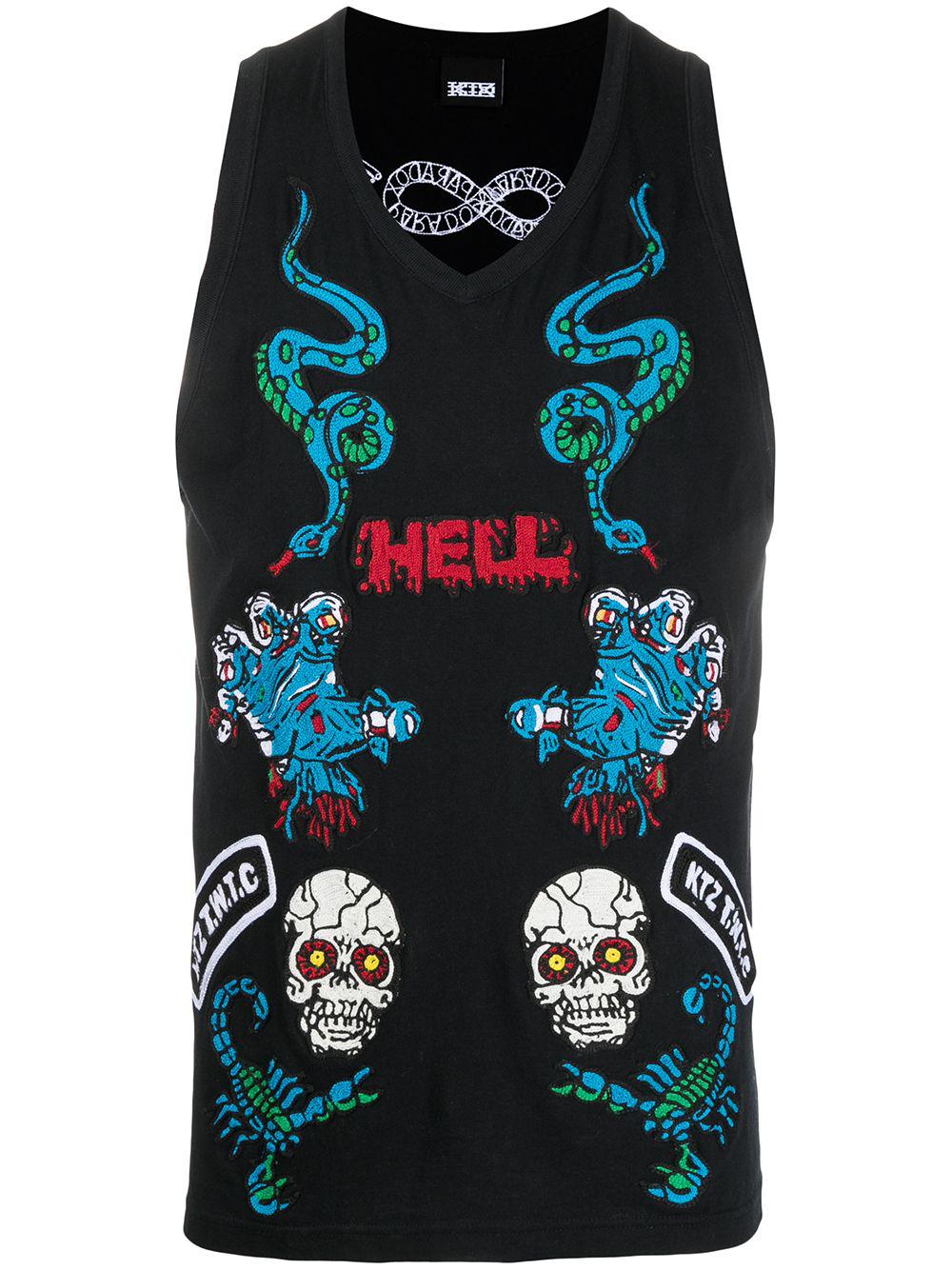 Patches vest top by KTZ