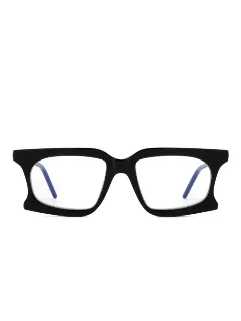 D73 geometric gold-detail glasses by KUBORAUM