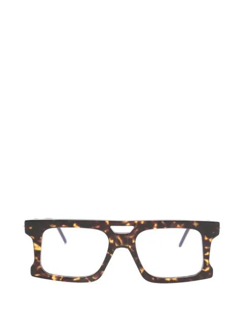 D76 square-frame glasses by KUBORAUM