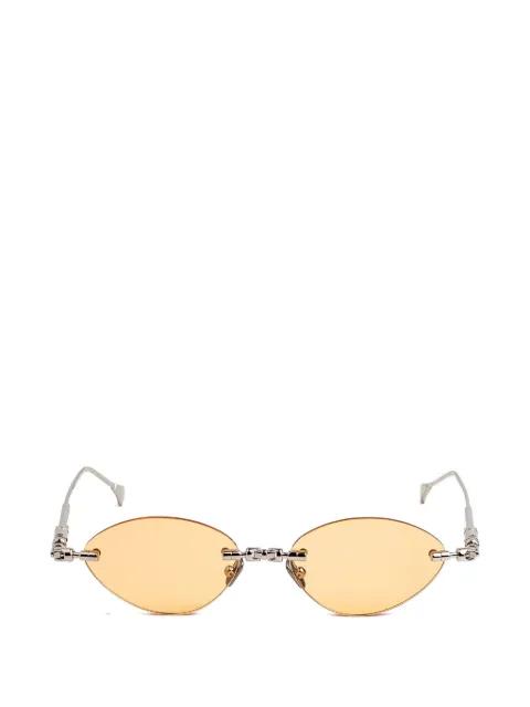 H65 rimless cat-eye sunglasses by KUBORAUM