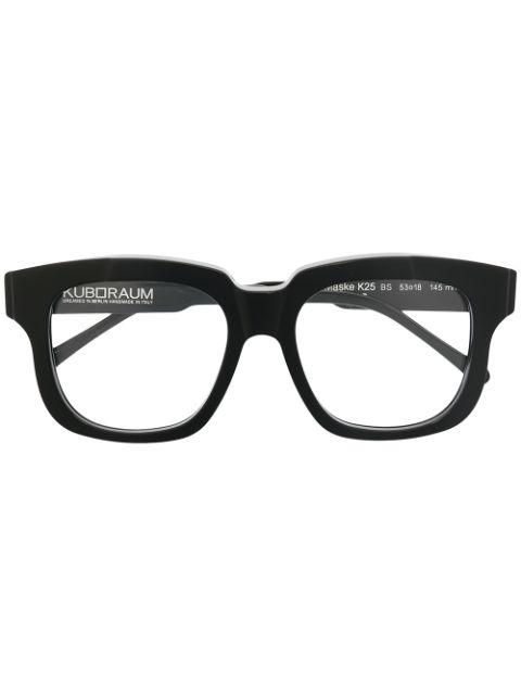 Mask K25 square-frame glasses by KUBORAUM