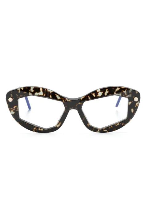 Mask P16 cat-eye glasses by KUBORAUM