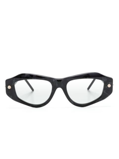 P15 rectangle-frame sunglasses by KUBORAUM