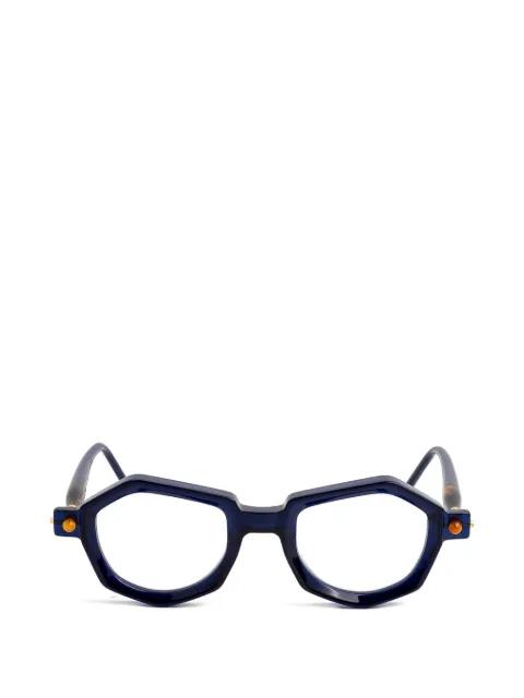 P27 geometric-frame glasses by KUBORAUM