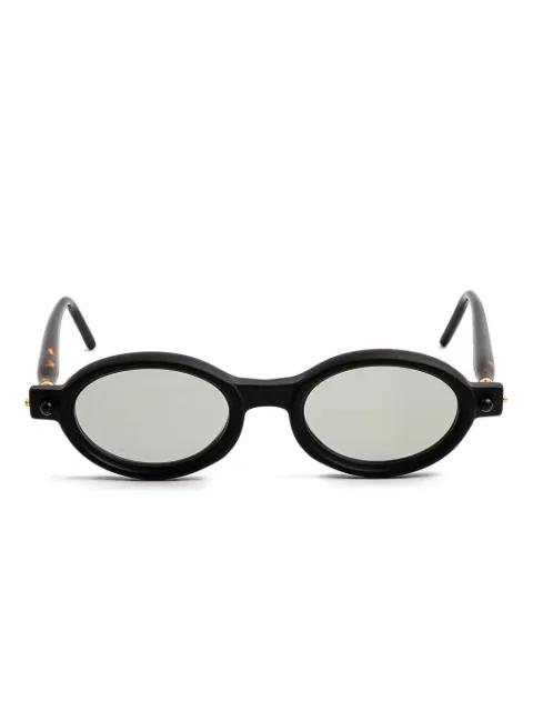 P6 oval-frame sunglasses by KUBORAUM