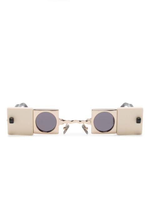 Q50 geometric-frame sunglasses by KUBORAUM