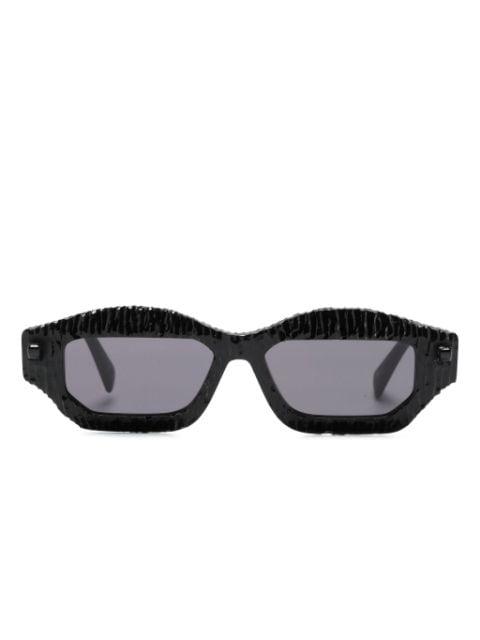 Q6 geometric-frame sunglasses by KUBORAUM