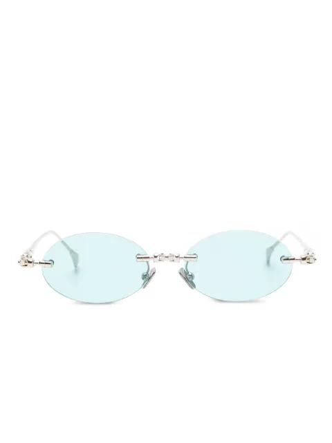 frameless oval-frame sunglasses by KUBORAUM