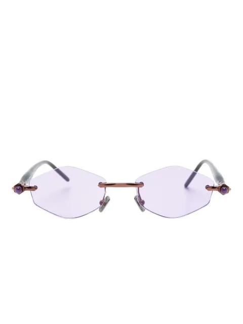 geometric-frame sunglasses by KUBORAUM