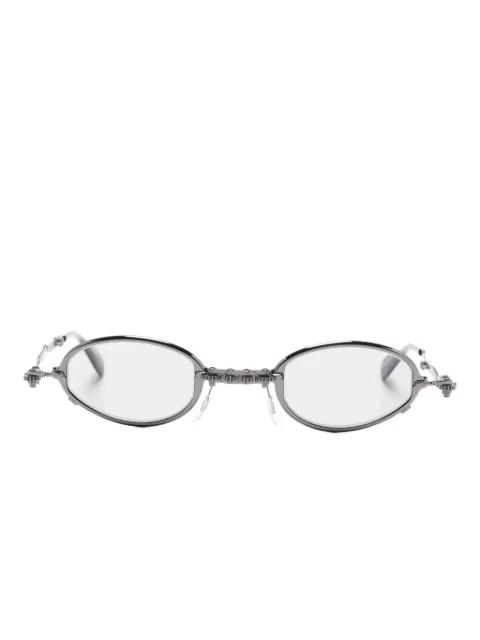 oval-frame glasses by KUBORAUM