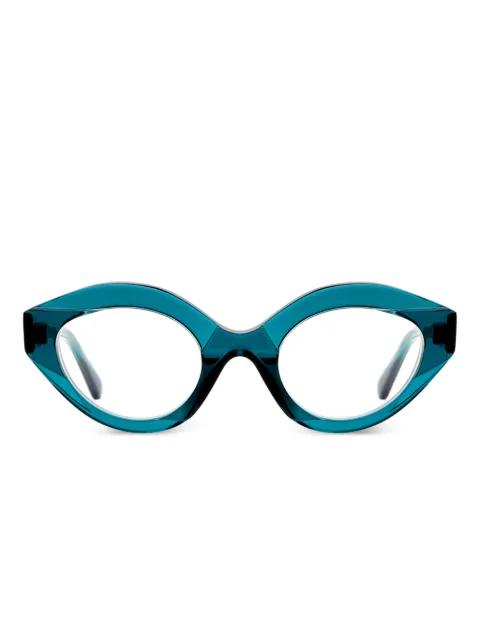 oval-frame glasses by KUBORAUM