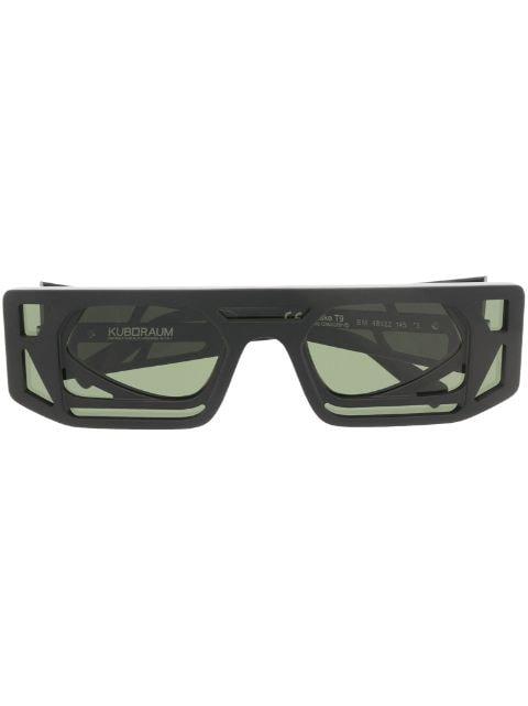 oversized square-frame sunglasses by KUBORAUM