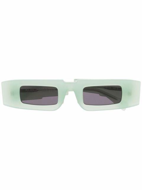 rectangular-frame sunglasses by KUBORAUM