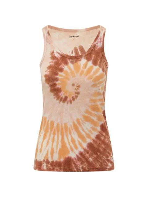 tie-dye tank top by KUJTEN