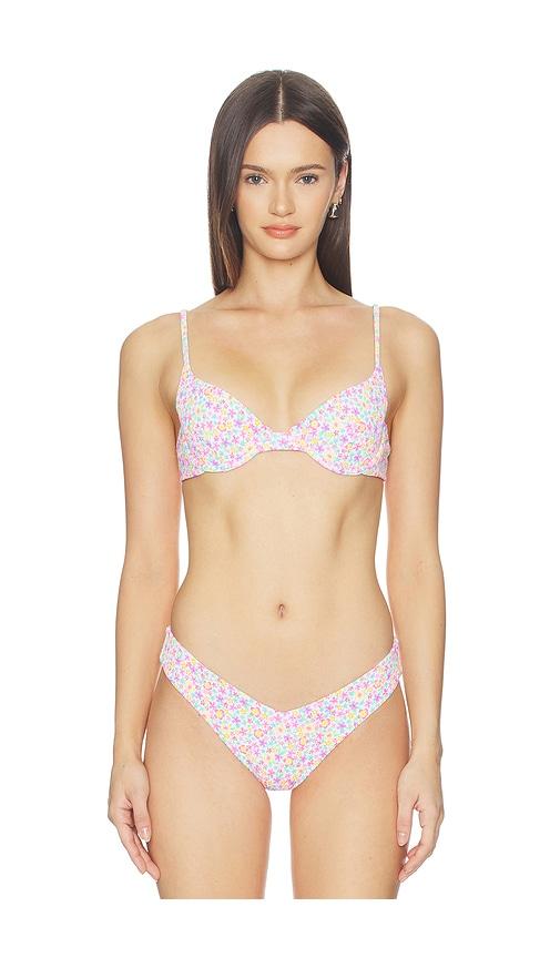 Kulani Kinis Slim Underwire Bikini Top in White by KULANI KINIS