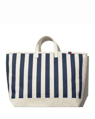 The All Over Stripe Canvas Tote Bag by KULE