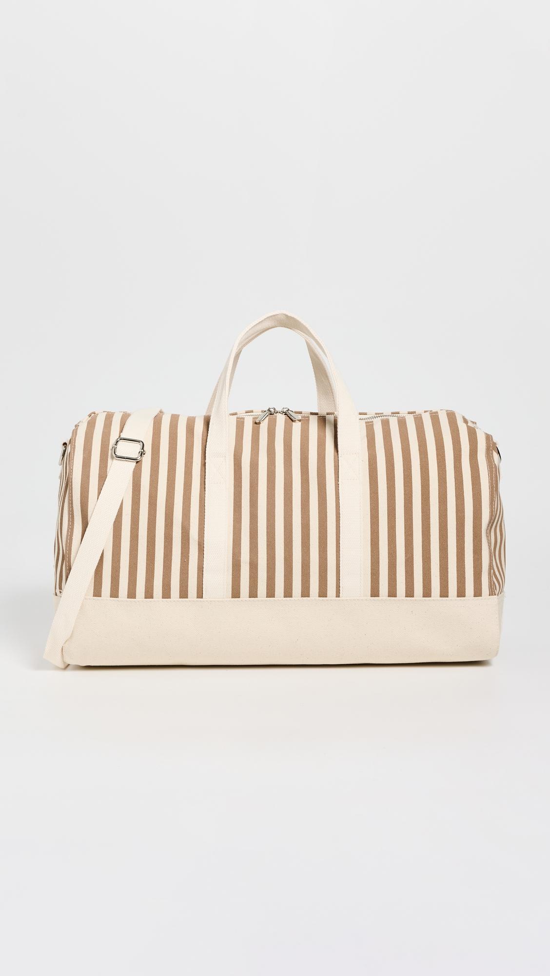 The All Over Striped Duffle Bag by KULE