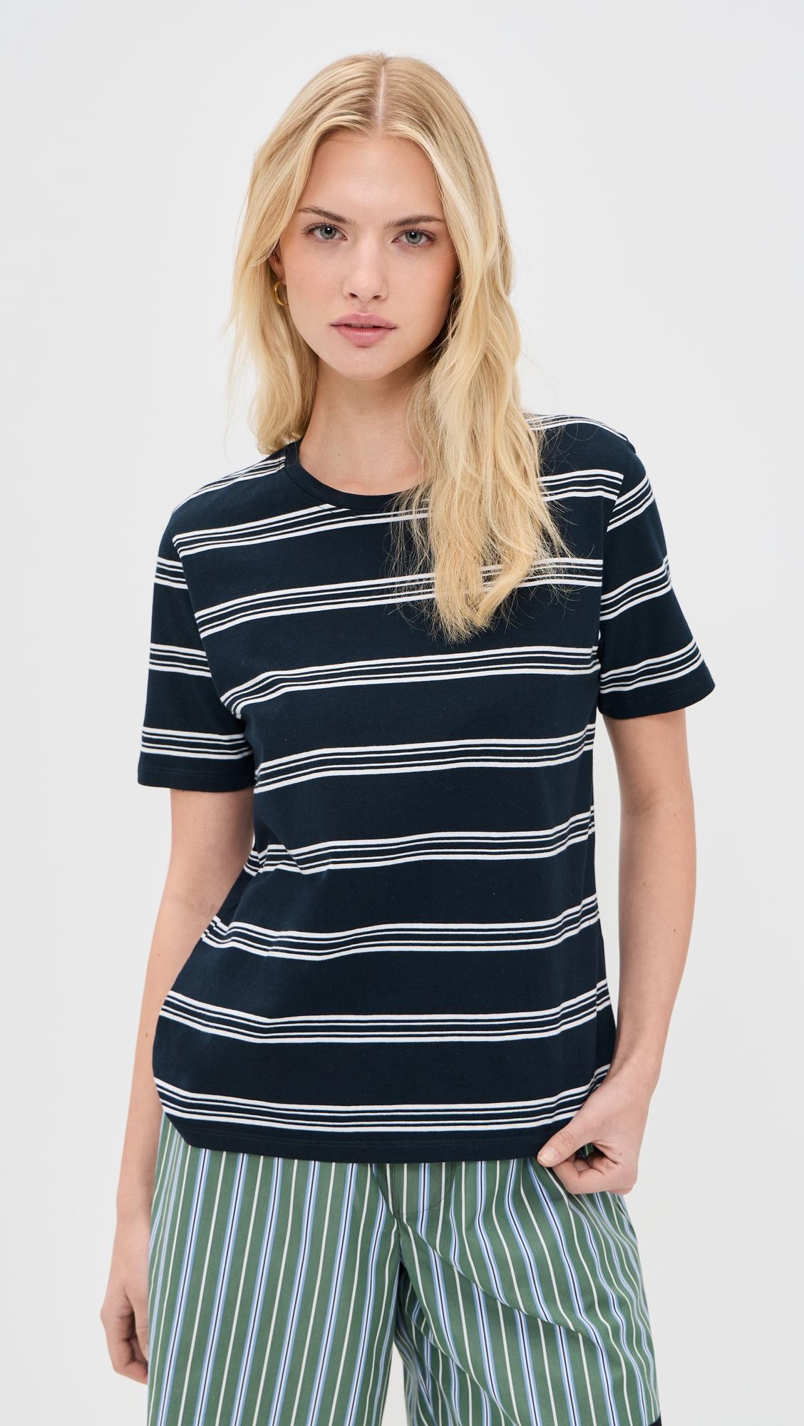 The Modern Stripe Tee by KULE