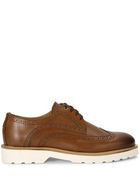 Bank leather brogues by KURT GEIGER